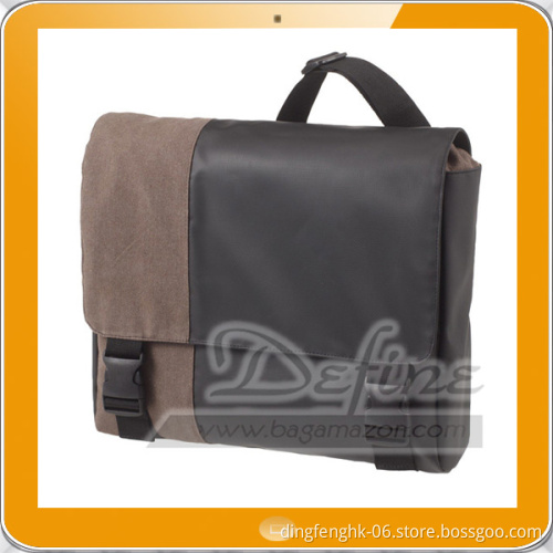 Fashion Tarpaulin Waterproof Fabric Briefcase Messenger Bag